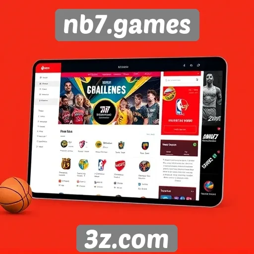 Explorando a interface de usuário do site nb7.games